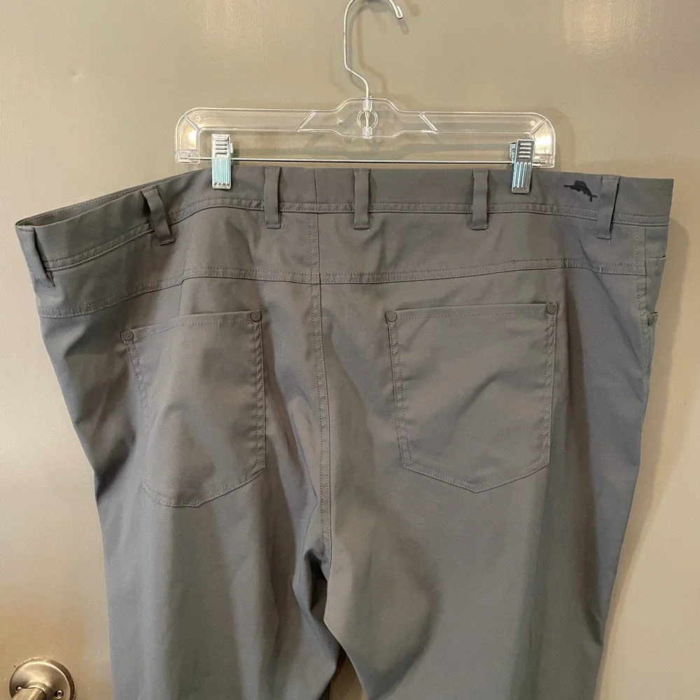Tommy Bahama Boracay Gray Performance Pants Mens 48x30 Recycled Stretch Marlin